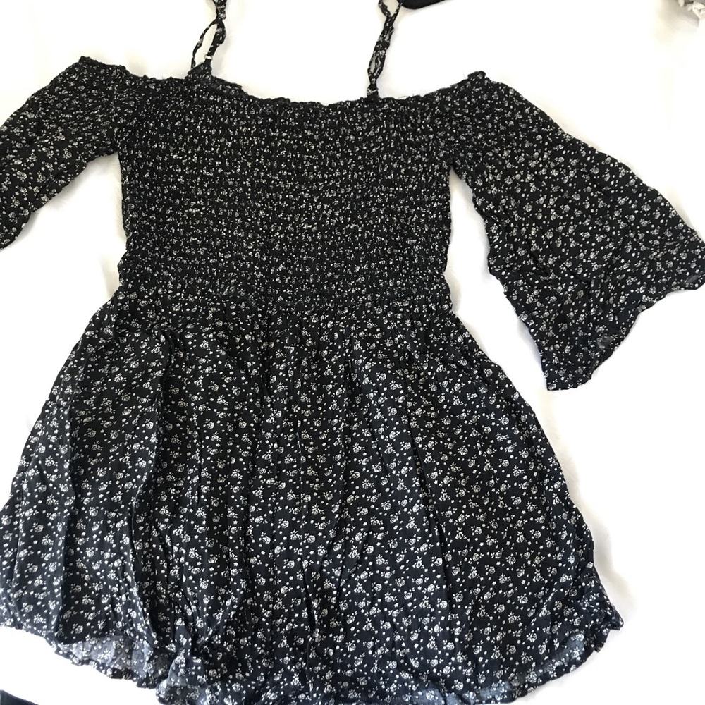 Floral off the shoulder romper